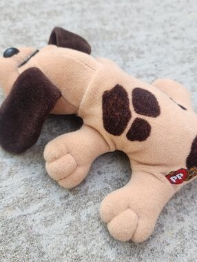 Vintage Tonka 1985 Pound Puppies Newborn‎ Brown Tan Spot 9" Plush